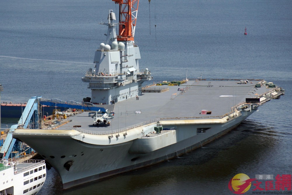 In Photos: China's First Domestically-Built Aircraft Carrier In Dalian