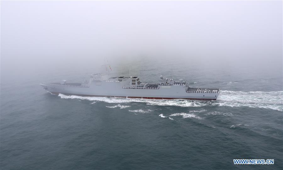 In Photos: Naval Oarade To Mark Chinese Navy's 70th Founding Anniversary