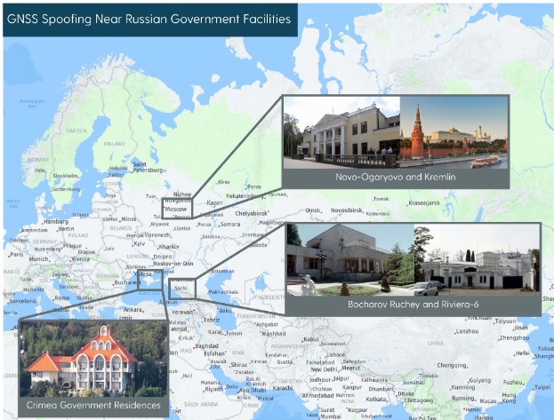 Wherever Putin Goes, GPS Stops Working. Report Tracking Russian GPS Spoofing Activity Reveals
