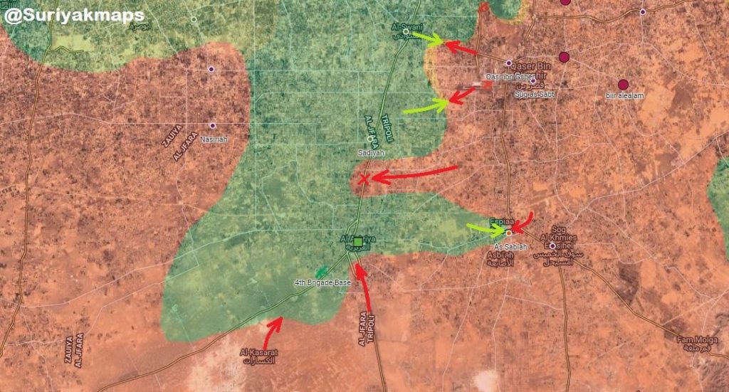 Libyan National Army Reportedly Cuts Off Road Between Aziziyah And Tripoli (Map)