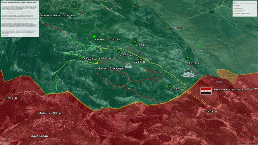 In Maps: Possible Scenario Of Syrian Army Advance On Kbani In Northern Lattakia