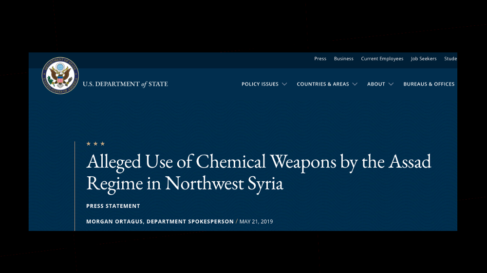 Caitlin Johnstone: "US Accuses Syria Of More Chemical Attacks Just As Chemical Weapons Narrative Crumbles"