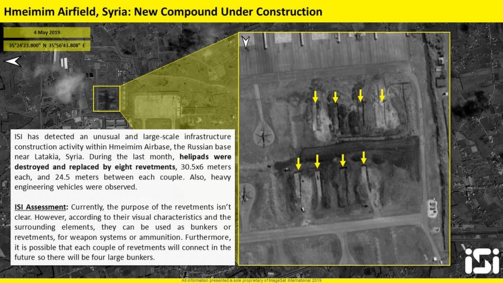 Russia Is Actively Constructing Revetments At Hmeimim Airbase In Syria (Photos)