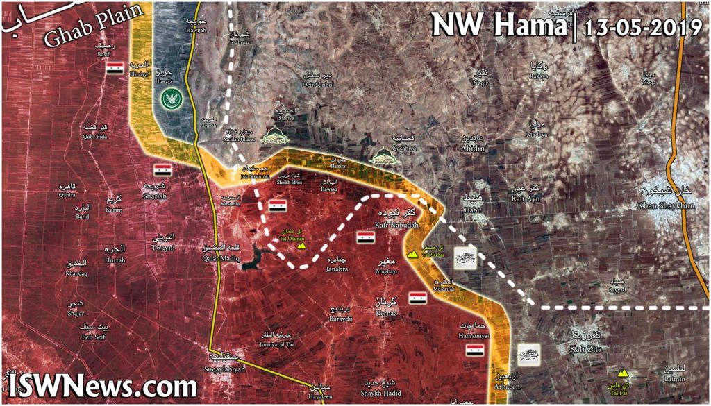 Map Update: Syrian Army Repelled Militants' Counter-Attack On Hamamiat, Kafr Nabudah