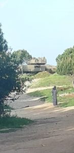 Israeli Tank Violated Demilitarized Zone In Southern Syria To Hide Traces Of Support For Rebels (Photos)