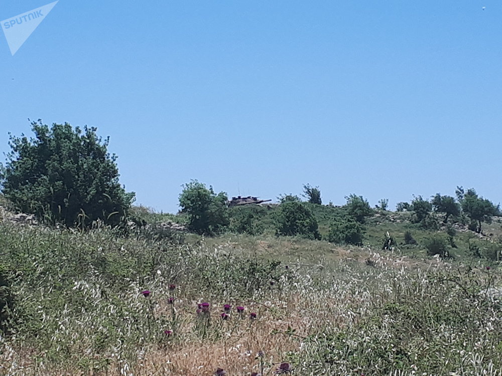 Israeli Battle Tank Violated Demilitarized Zone In Southern Syria For 2nd Time In May (Video, Photos)