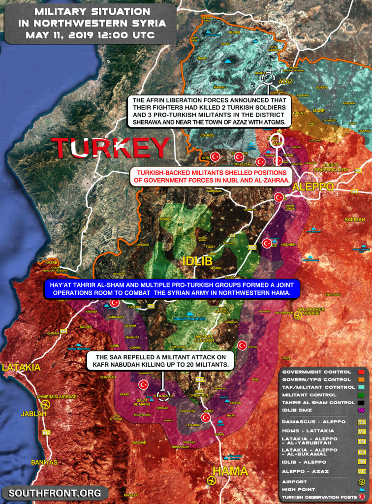 Military Situation In Northwestern Syria Amid Developing Army Advance In Northwestern Hama