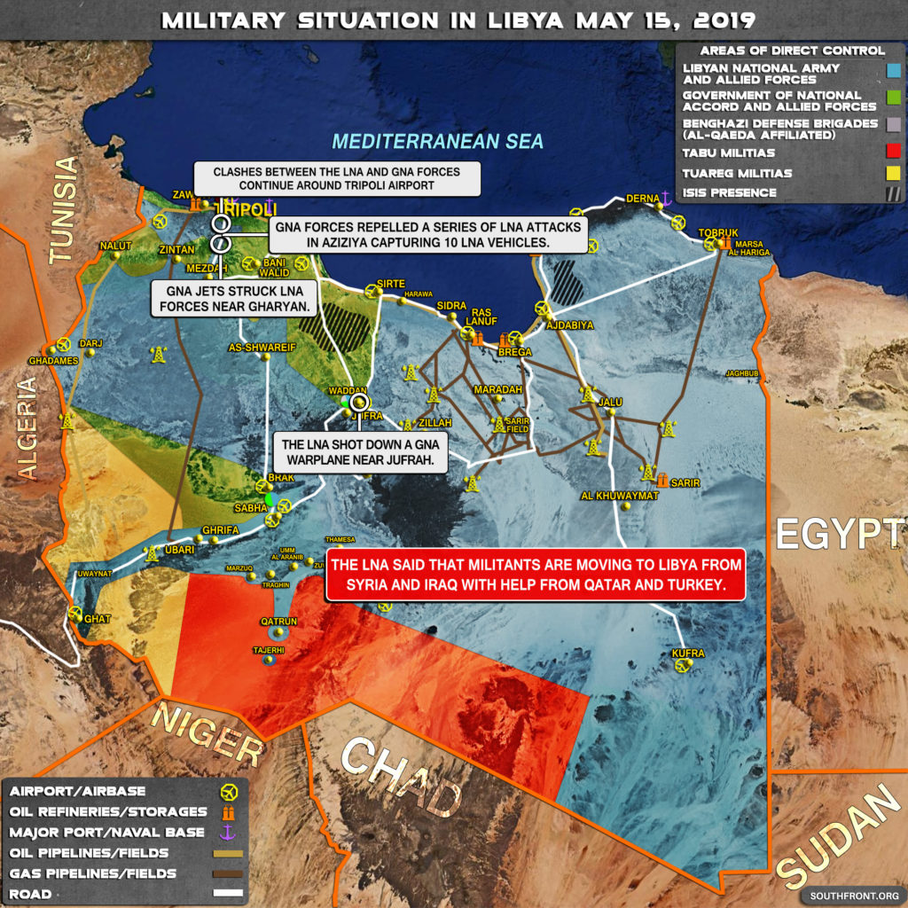 Military Situation In Libya On May 15, 2019 (Map Update)