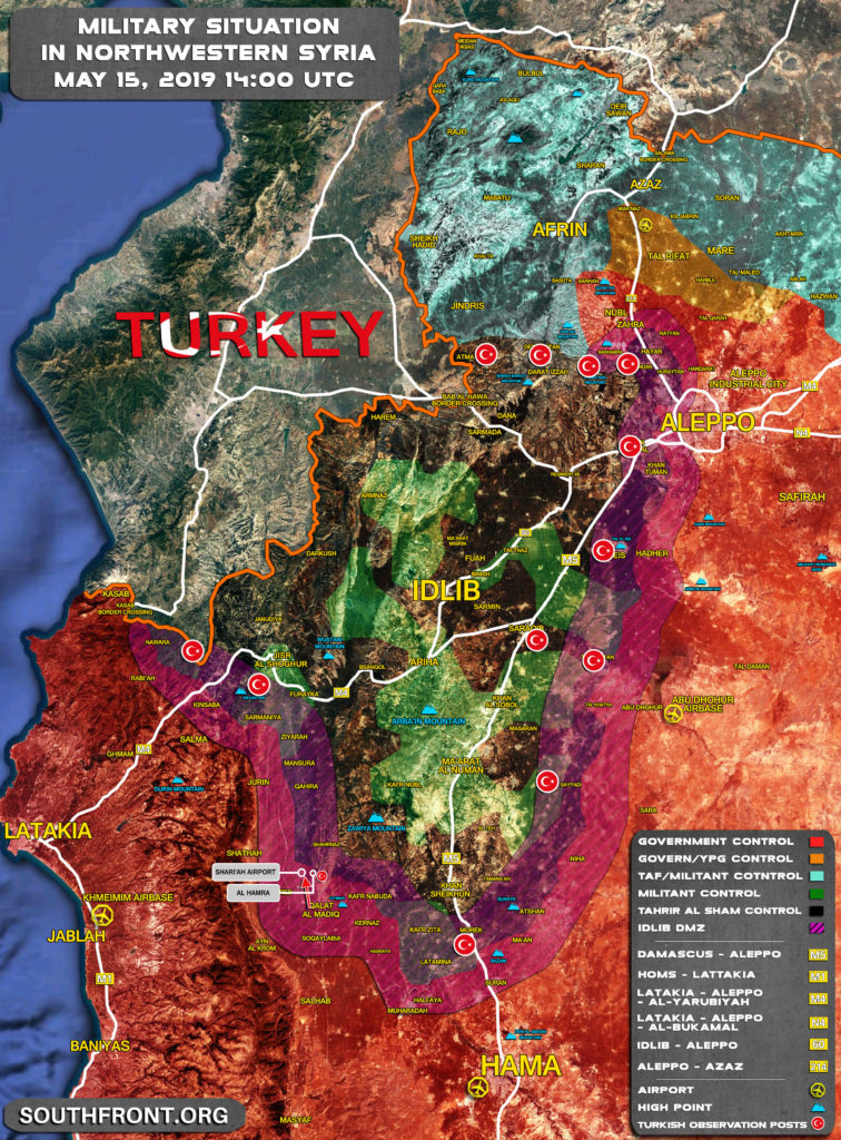 In Maps: Syrian Army Develops Advance In Northwestern Hama