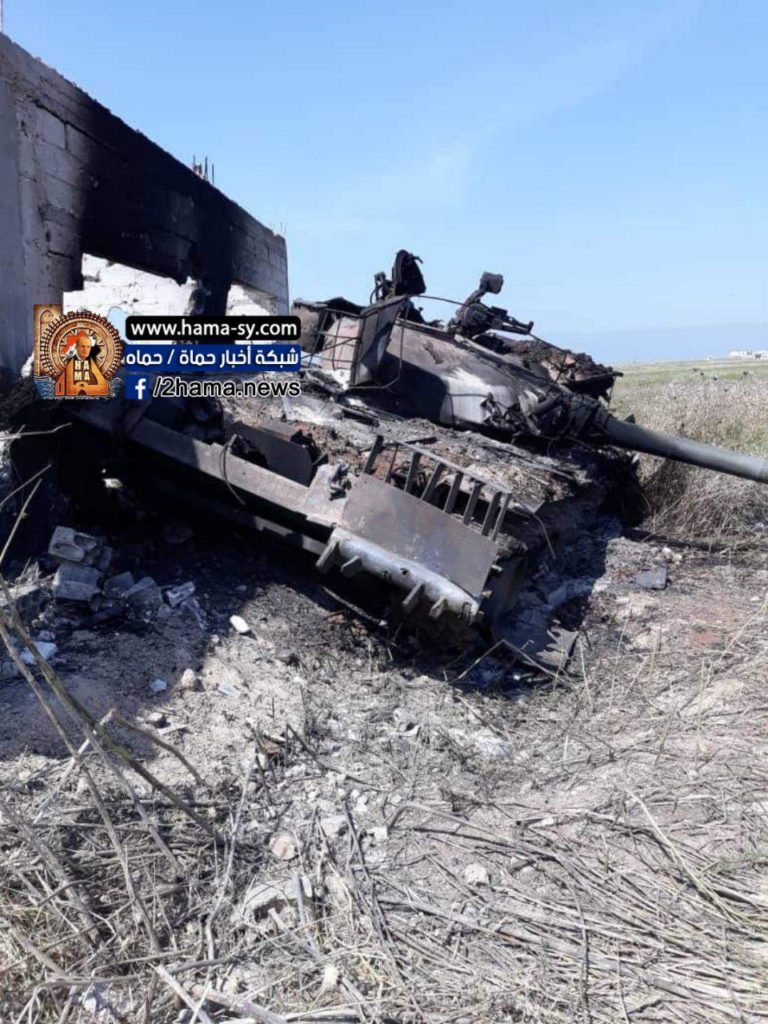 Militants' Battle Tanks And Armoured Vehicles Destroyed In Northwestern Hama (Photos, Video)