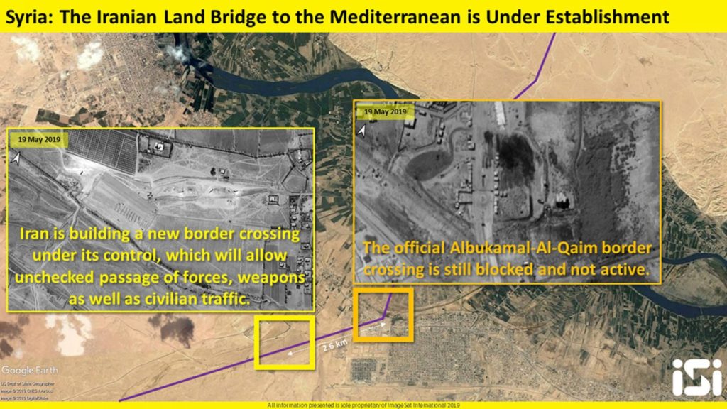 Satellite Images Show Iran Conducts Construction Works At Syrian-Iraqi Border