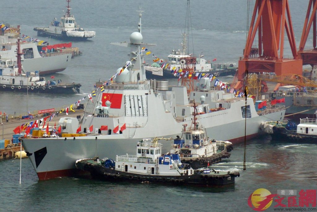 In Photos: China Launches Two Type-052D Guided Missile Destroyers