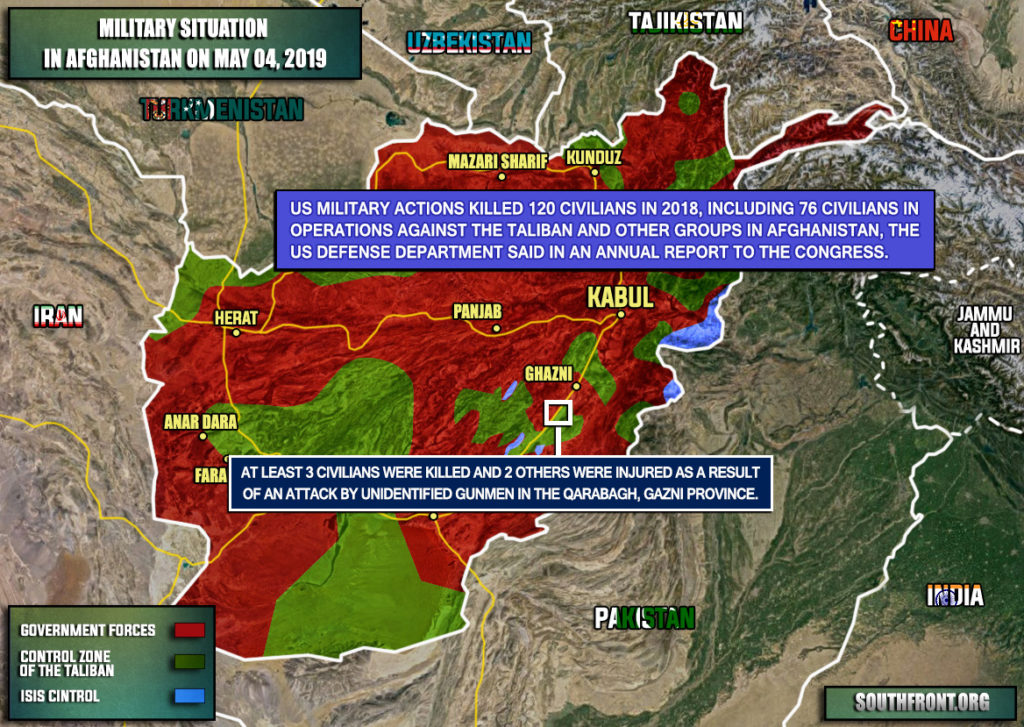 Military Situation In Afghanistan On May 4, 2019 (Map Update)