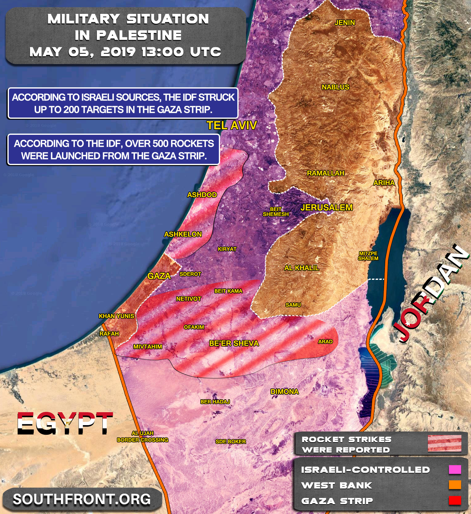 Israel Assassinates Hamas Commander. Palestinian Group Responds With Guided Missile Strike  (Photos, Map)