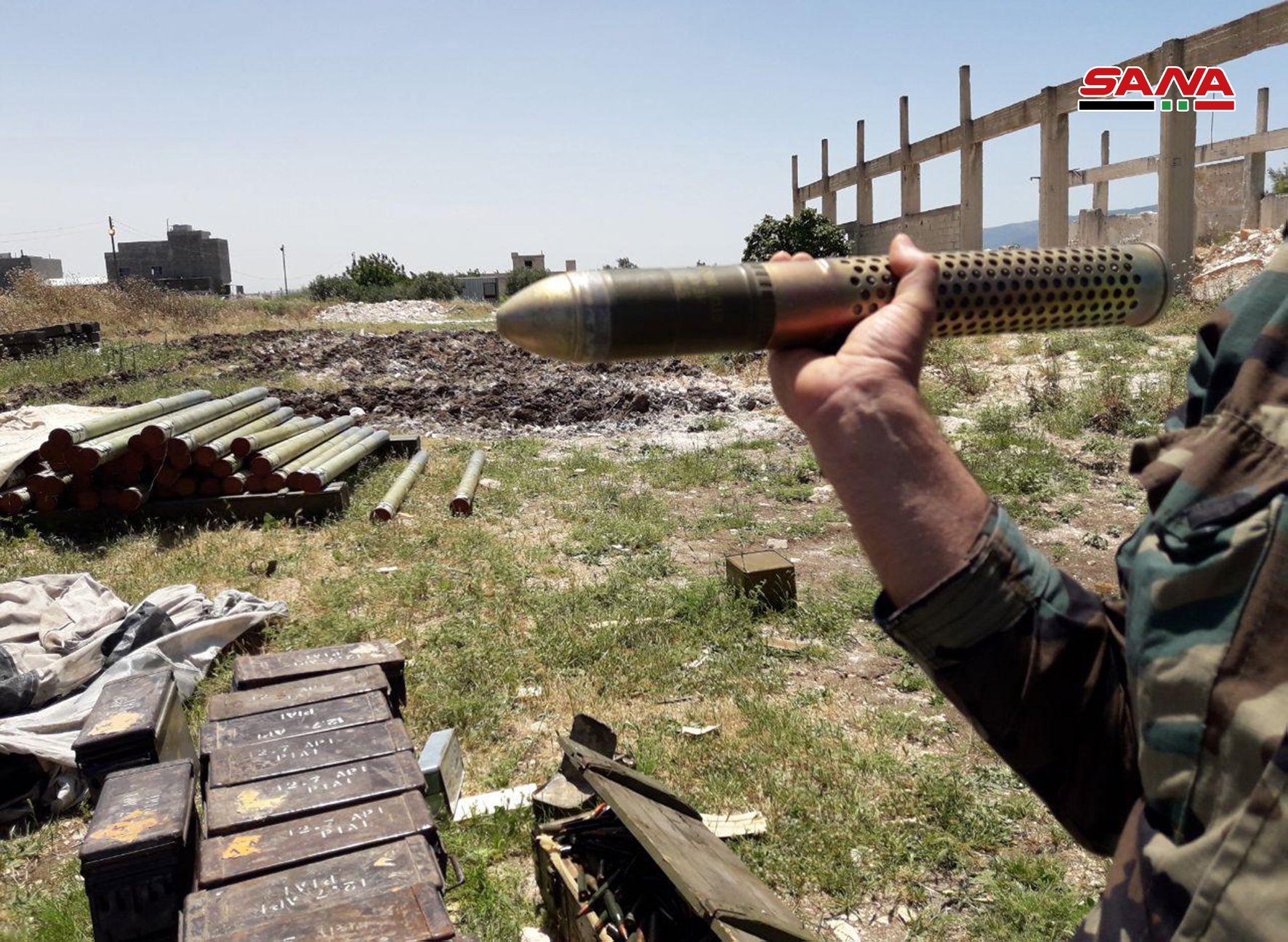 Army Uncovers Loads Of Weapons, Tunnel In Newly Captured Positions In Northern Hama (Photos, Video)