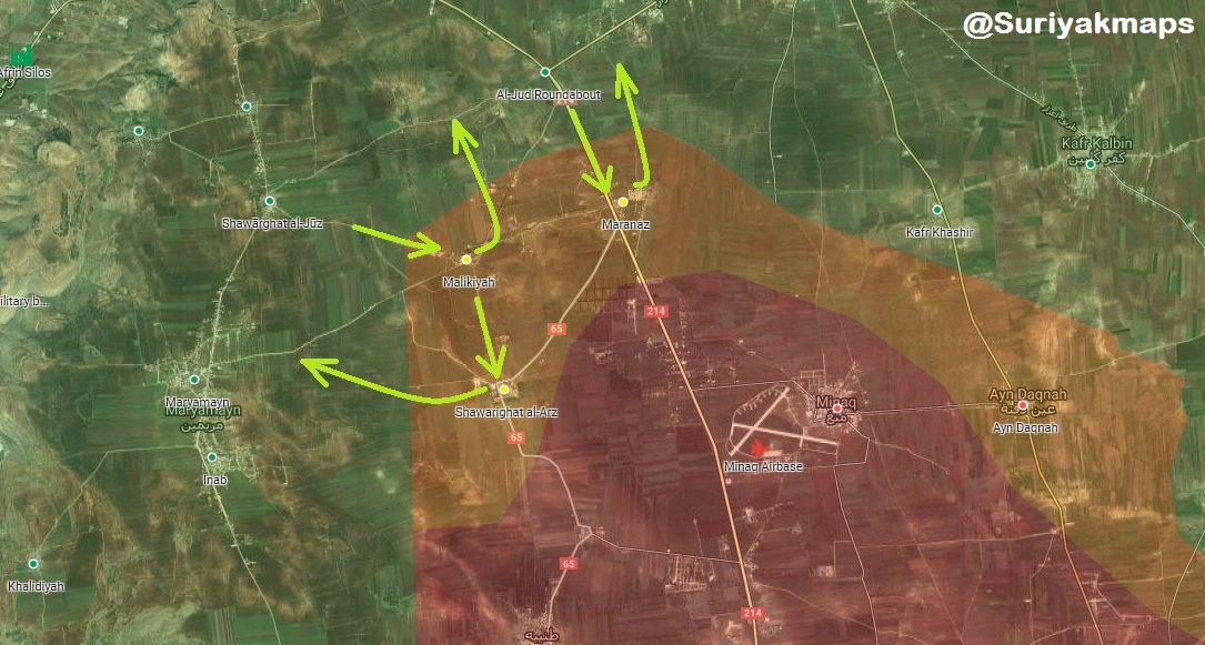 Kurdish Forces Recaptured Ma’arnaz, Killed Dozens Of Turkish-Backed Militants (Map)