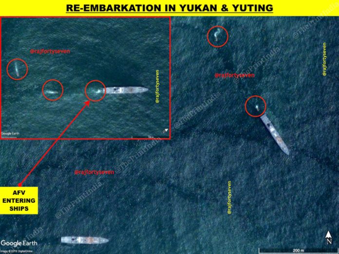 Satellite Imagery Suggests The Chinese Navy Is Exercising A Mock "Invasion of Taiwan"