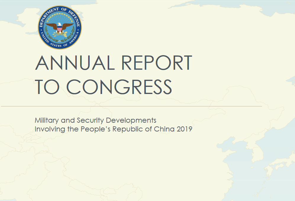 Pentagon Releases Annual Report on Chinese Military and Security Developments