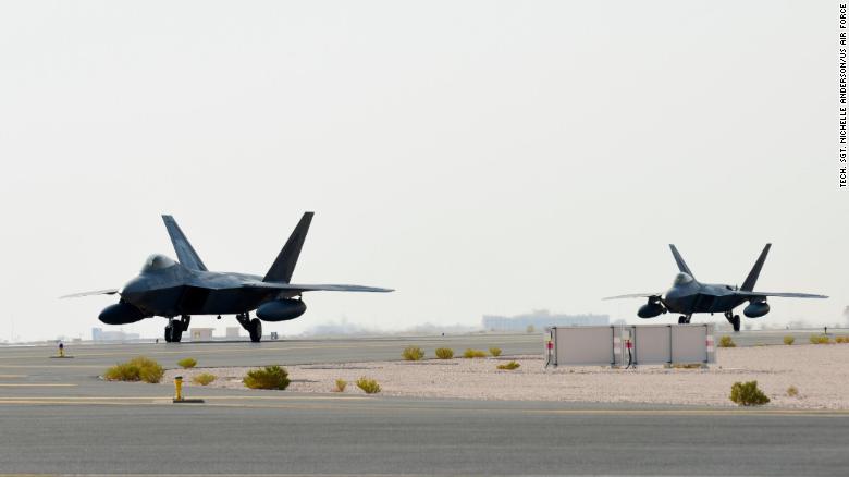 U.S. Deploys F-22 Stealth Fighters At Qatar Airbase To Counter Iran