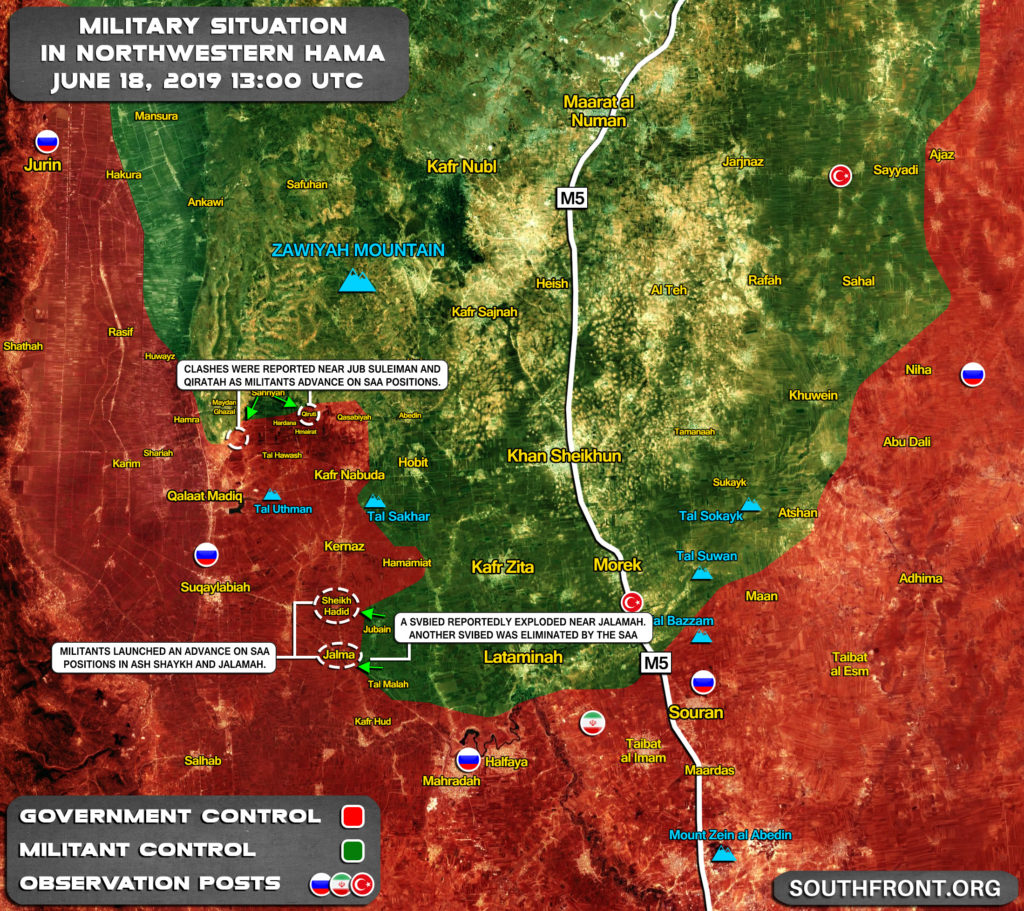 Syrian Army Repelled Large Militant Attack In Northwestern Hama (Map Update)