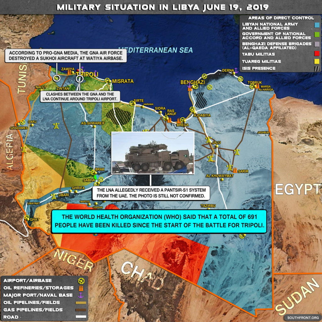 Military Situation In Libya On June 19, 2019 (Map Update)