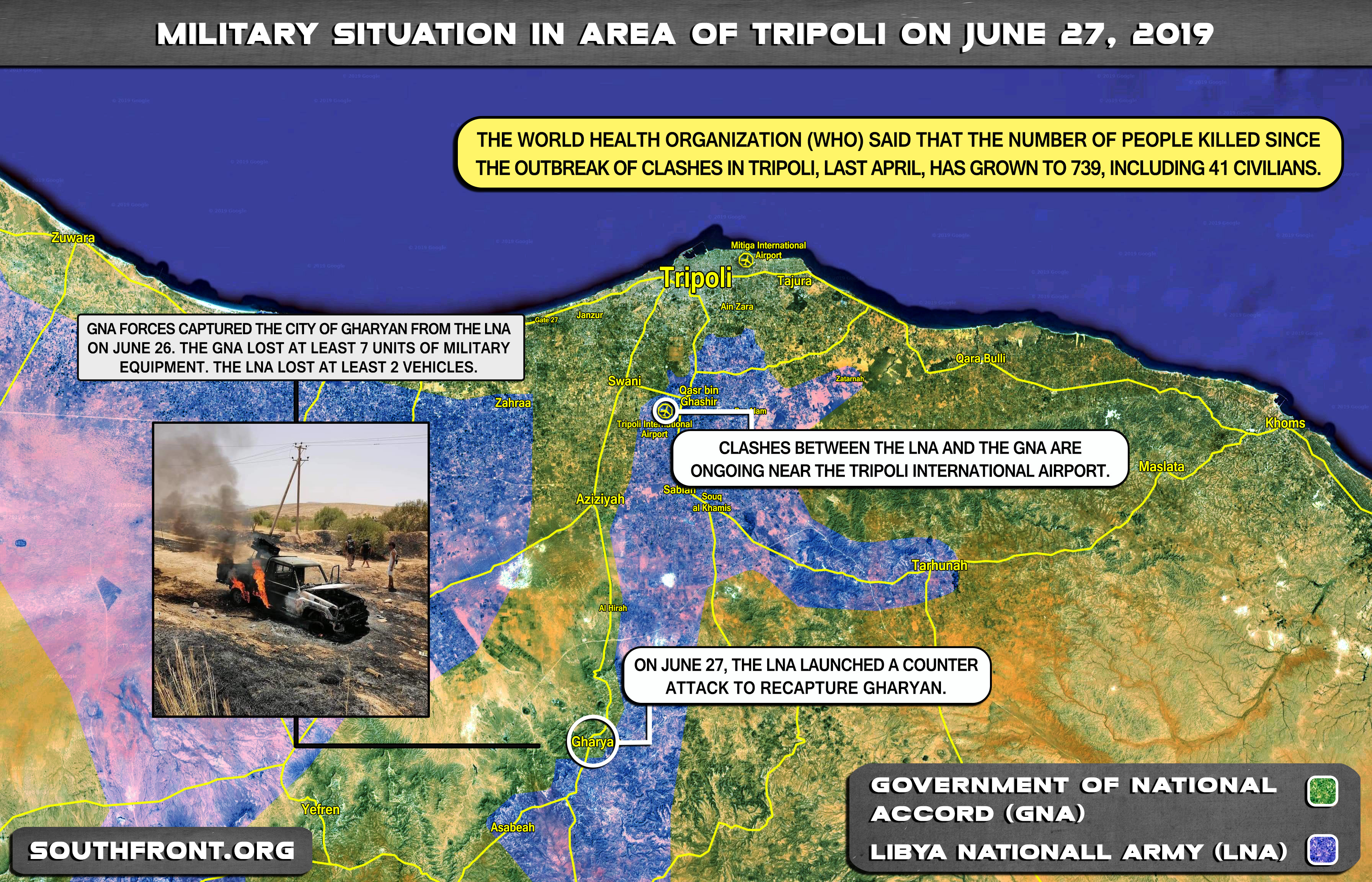 GNA Forces Capture Strategic Town South Of Tripoli In Surprise Attack (Map)