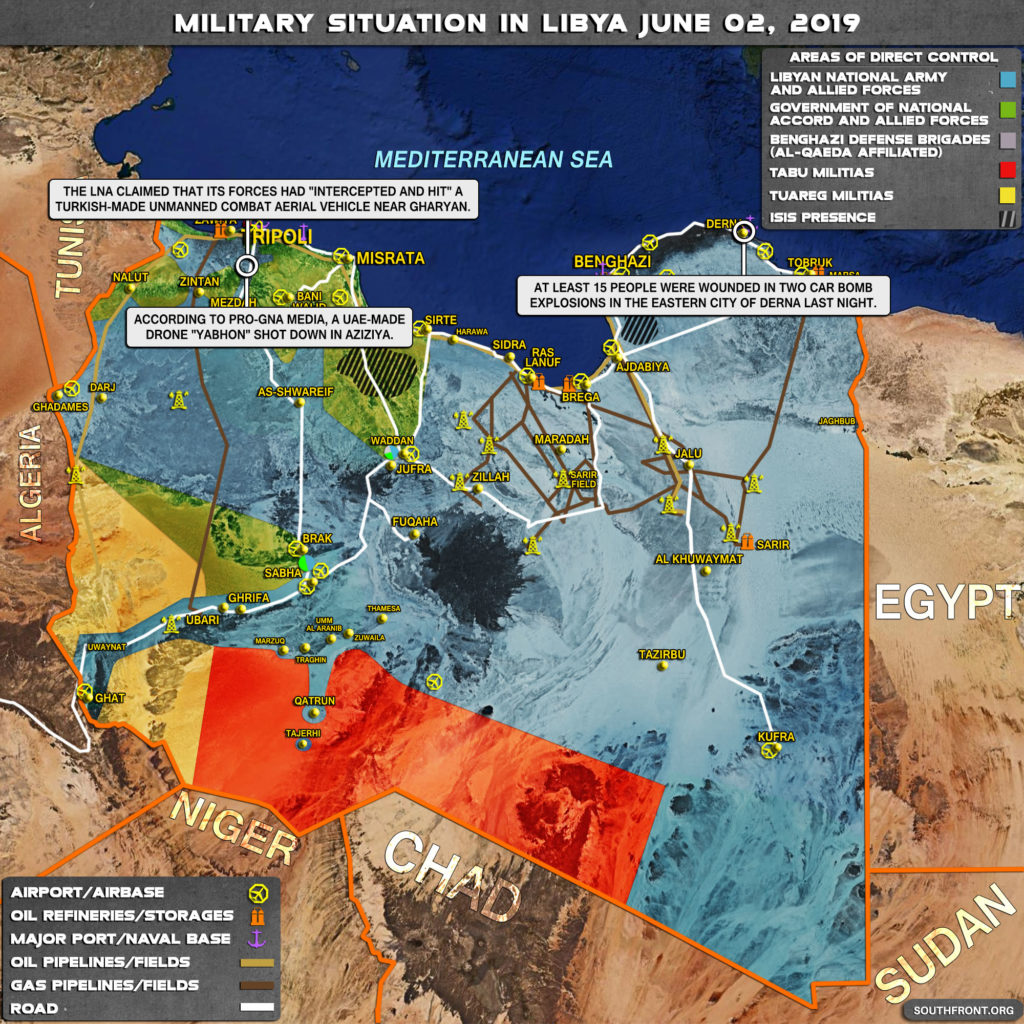 Military Situation In Libya On June 2, 2019 (Map Update)