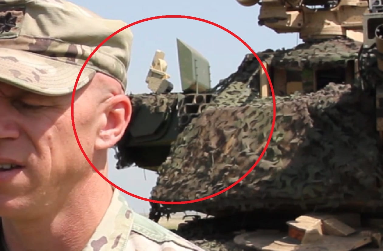 New US M1 Abrams Main Battle Tank Spotted With "Invisible Shield" Trophy Active Protection System