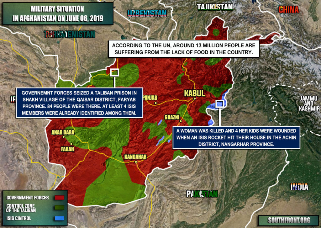 Military Situation In Afghanistan On June 6, 2019 (Map Update)