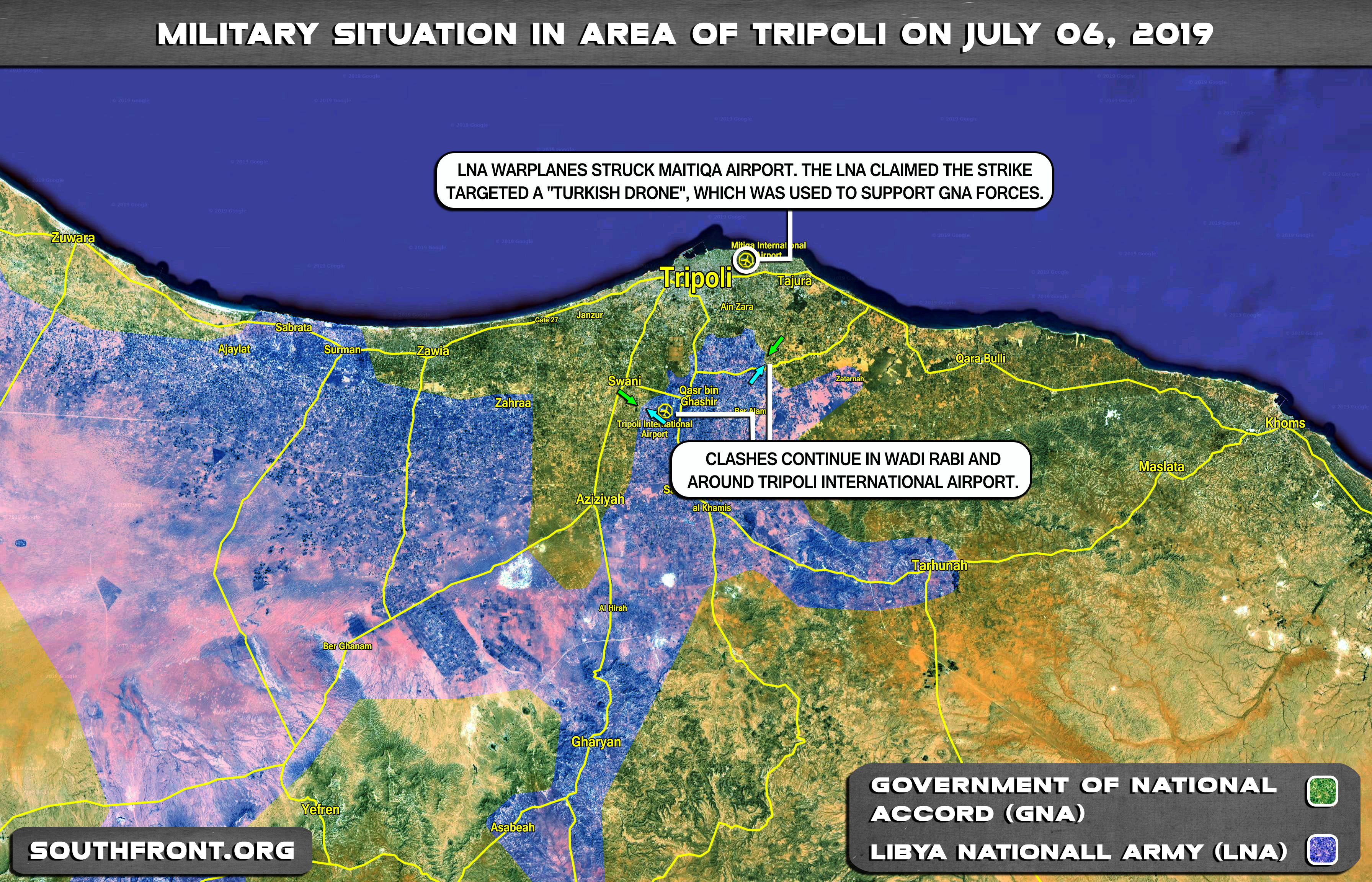 LNA Claims Its Warplanes Destroyed Turkish Armed Drone East Of Tripoli