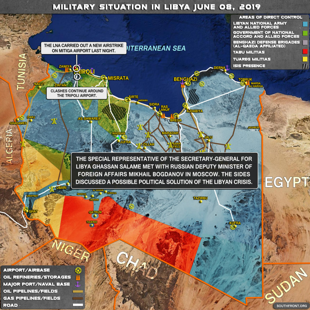 Military Situation In Libya On June 8, 2019 (Map Update)