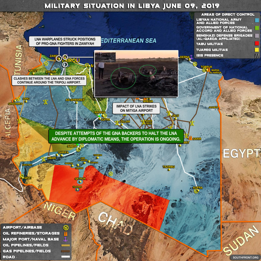 Military Situation In Libya On June 9, 2019 (Map Update)