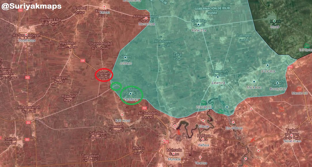 Syrian Army Repels Terrorists' Attack On Jalmeh In Northern Hama (Map)