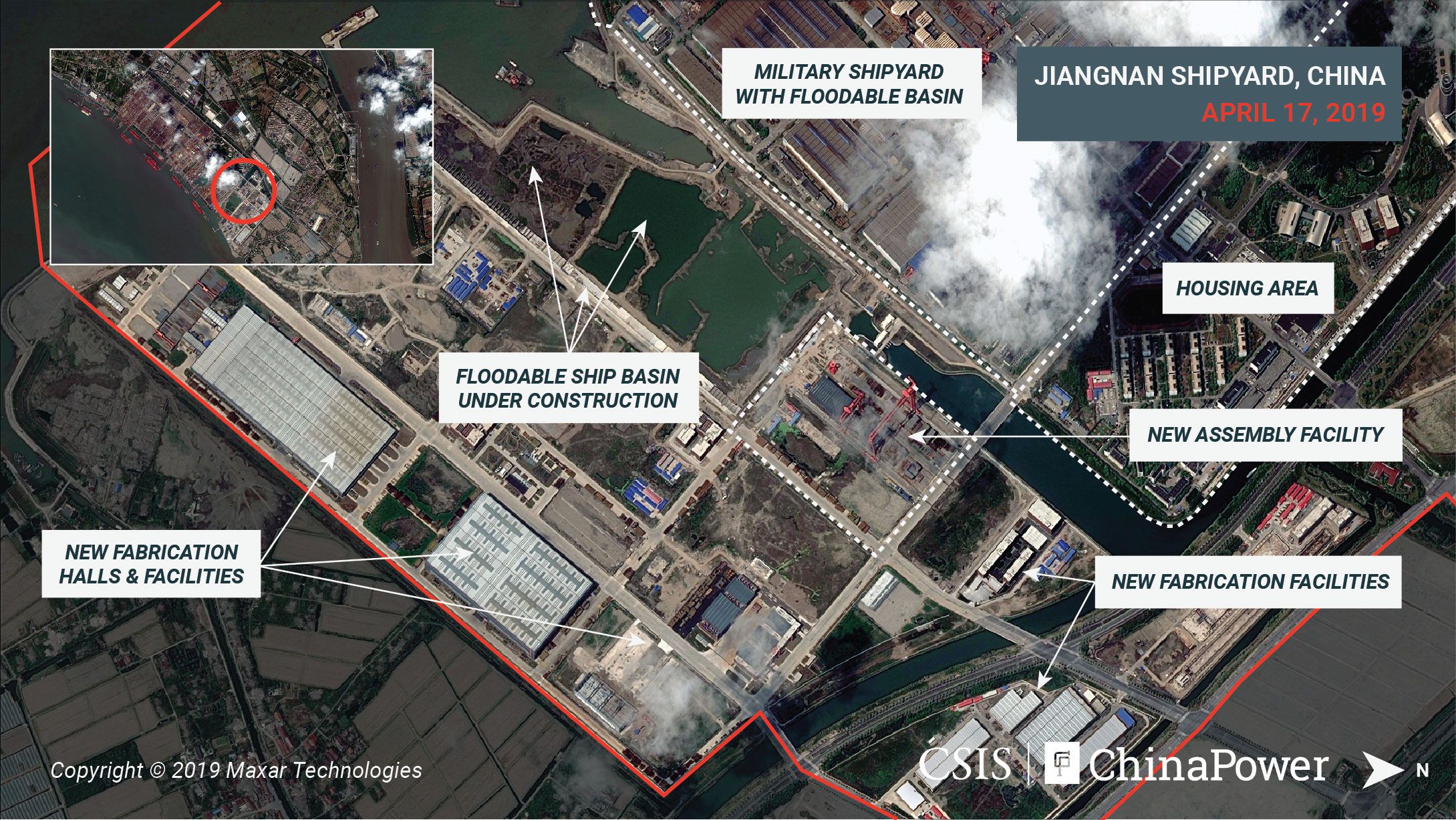 Satellite Imagery Shows Three Chinese Aircraft Carriers Simultaneously