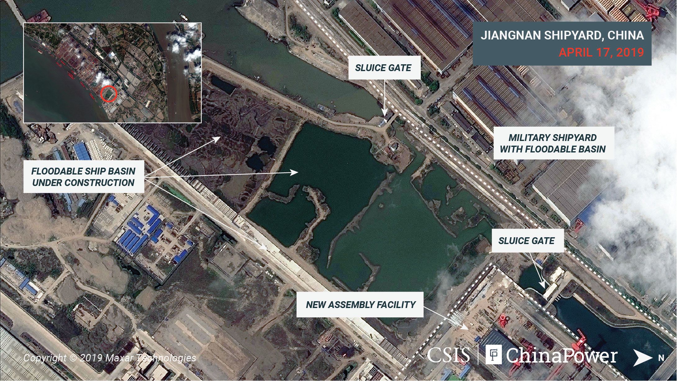 Satellite Imagery Shows Three Chinese Aircraft Carriers Simultaneously