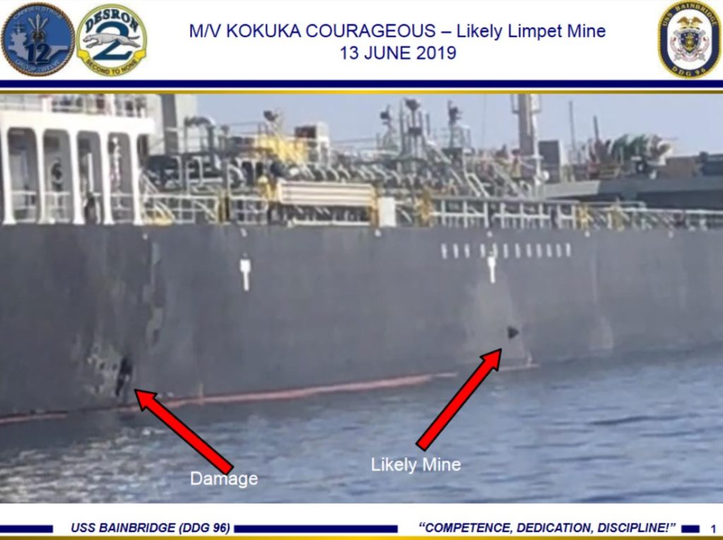 Smoking Gun? False Flag? U.S. Releases Video Allegedly Showing Iran's Mine On Tanker Hull