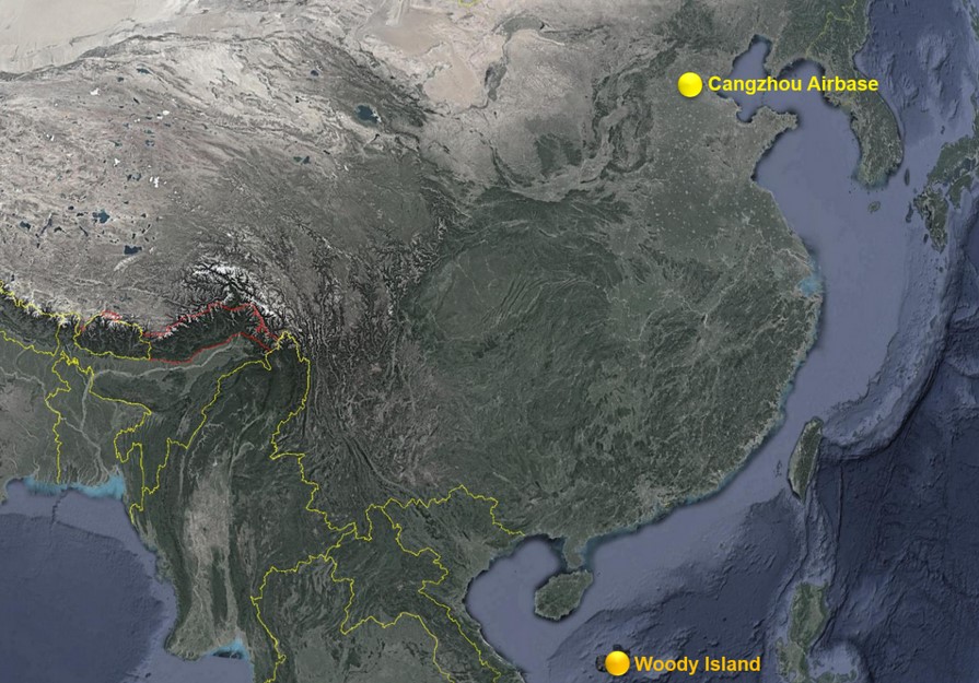 Satellite Images: China Deploys Early Warning And Control Airborne Aircraft And Fighter Jets To Reinforce Control Of Shipping Routes