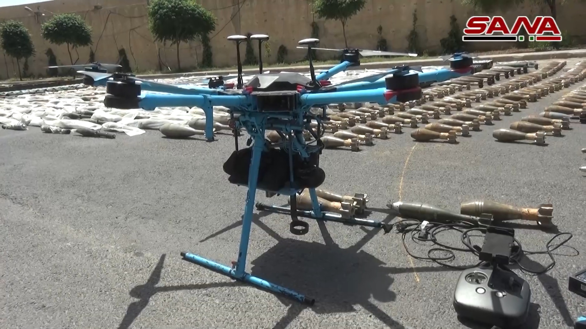 Army Uncovers Loads Of Guided Missiles, Armed Drone In Southern Syria (Video, Photos)