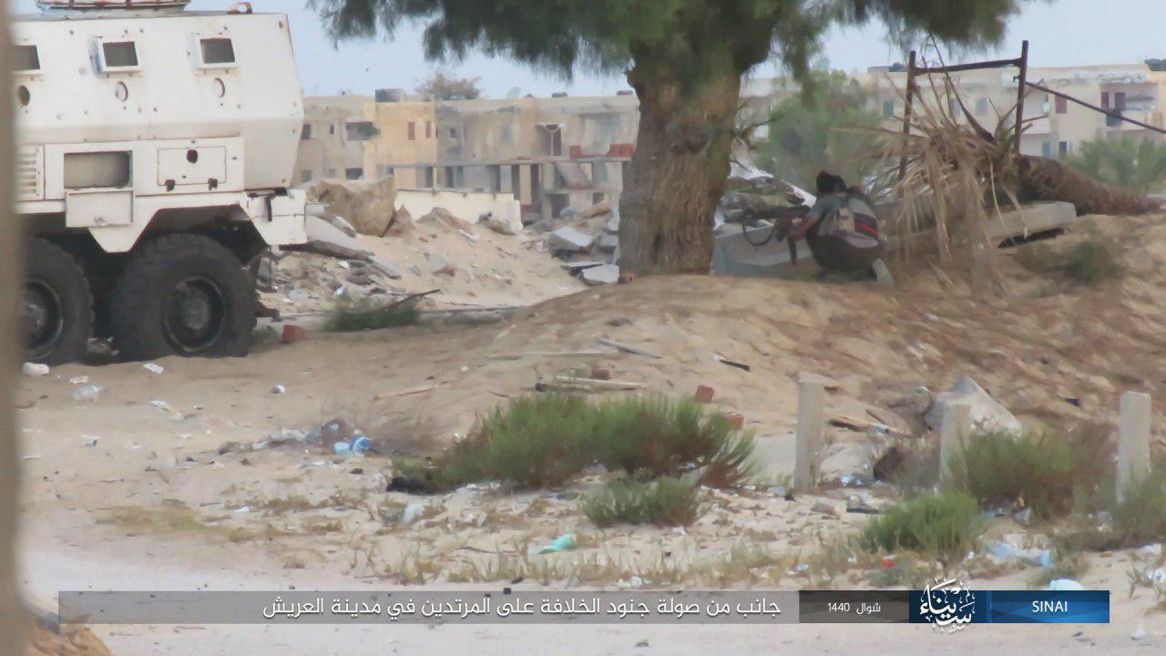 ISIS Releases Photos Of Arish Attack, Showcases Anti-Aircraft Missile