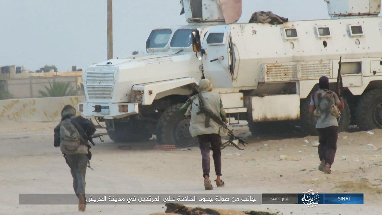 ISIS Releases Photos Of Arish Attack, Showcases Anti-Aircraft Missile