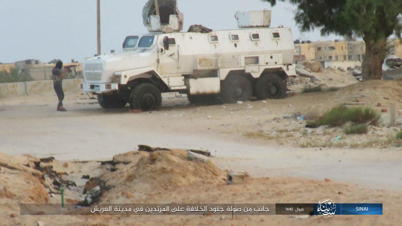 ISIS Releases Photos Of Arish Attack, Showcases Anti-Aircraft Missile