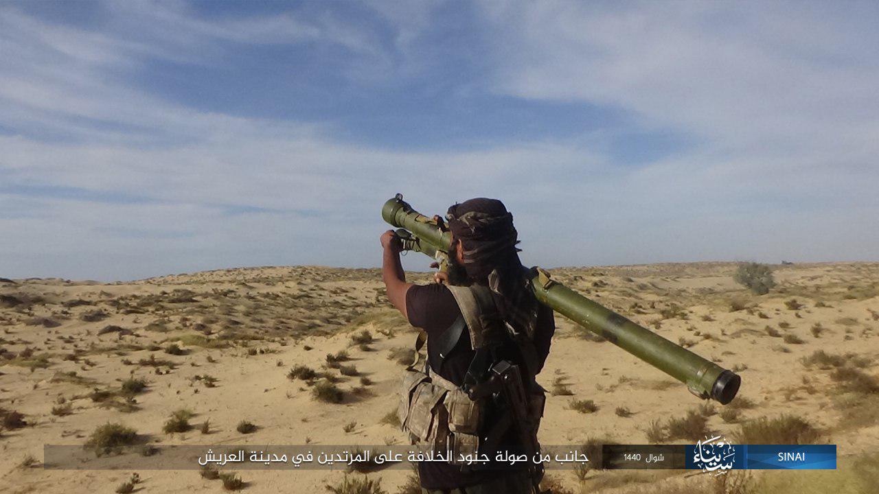 ISIS Releases Photos Of Arish Attack, Showcases Anti-Aircraft Missile