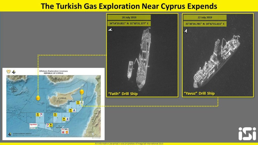 Satellite Images: Warships Secure Turkish Drilling Actity Near Cyprus