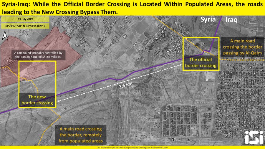 Satellite Image: Syria, Iraq Readying To Reopen Al-Bukamal Border Crossing