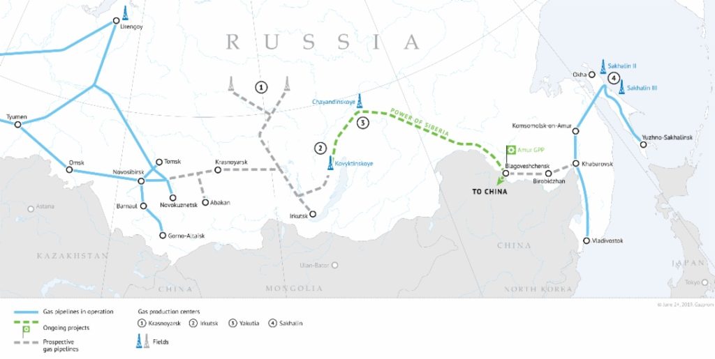 Russia's Power Of Siberia Pipeline May Slow Down LNG Supply To China