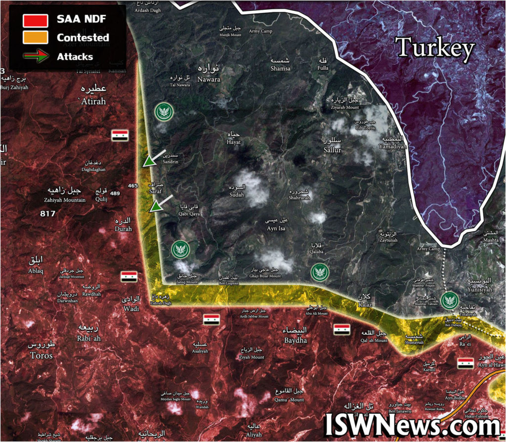 Syiran Army Repelled Attack In Northern Lattakia Killing Dozens Of Militants (Map)