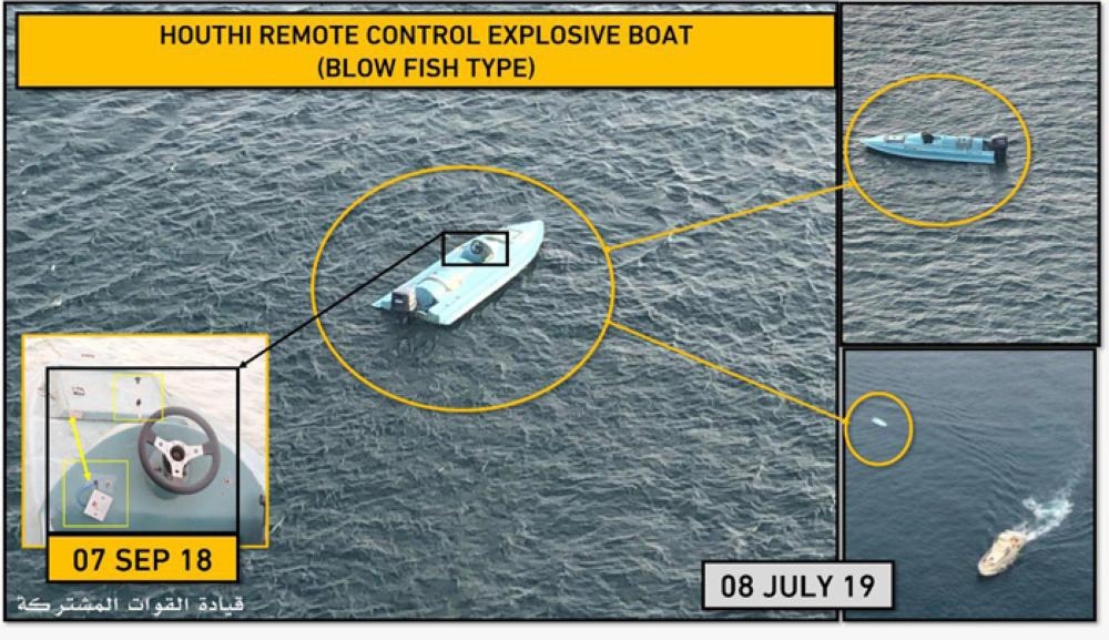 In Photos: Houthis' Remote Control Explosive Boat