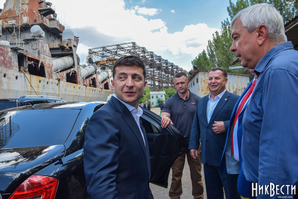 In Photos: Zelensky Tours Most Powerful Warship Of Ukrainian Navy