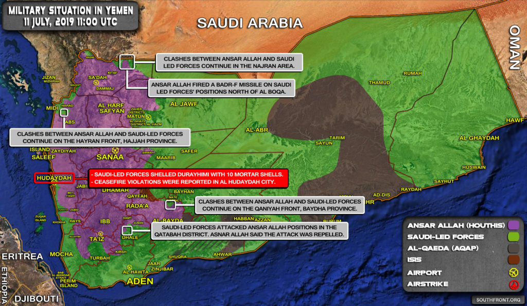 Houthis Strike Riyadh-backed Forces On Yemeni-Saudi Border (Videos, Map)