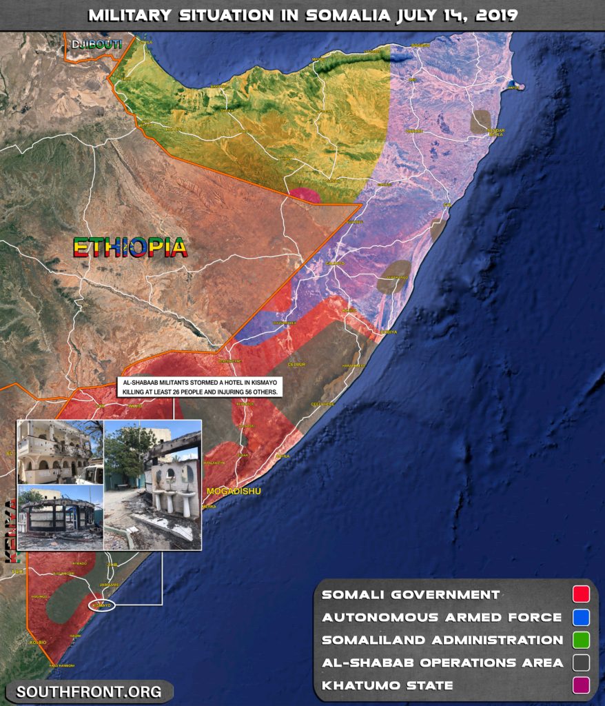 At Least 26 Dead In Gunment Attack On Hotel In Somalia's Kismayo (Map)